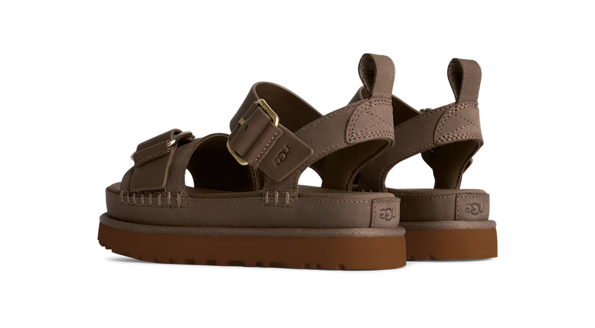 Overkicks - UGG Goldenstar Villa Sandal Molasses (Womens) (1167392-MLSS) - vista trasera