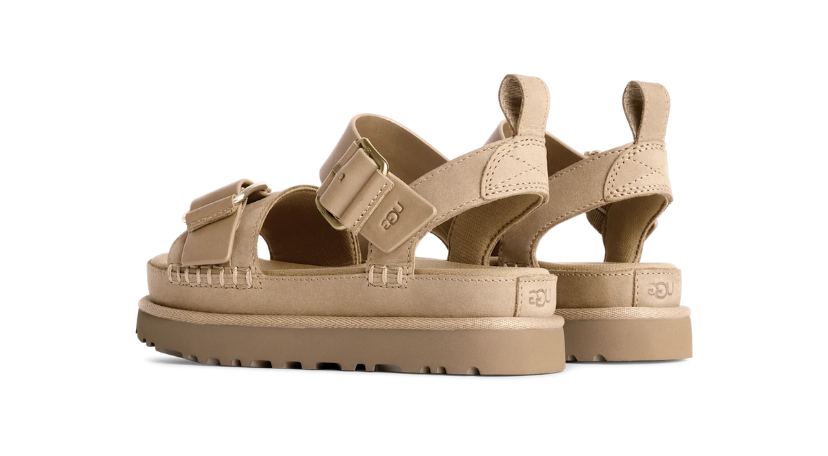 Overkicks - UGG Goldenstar Villa Sandal Mustard Seed (Womens) (1167392-MDSD) - vista trasera