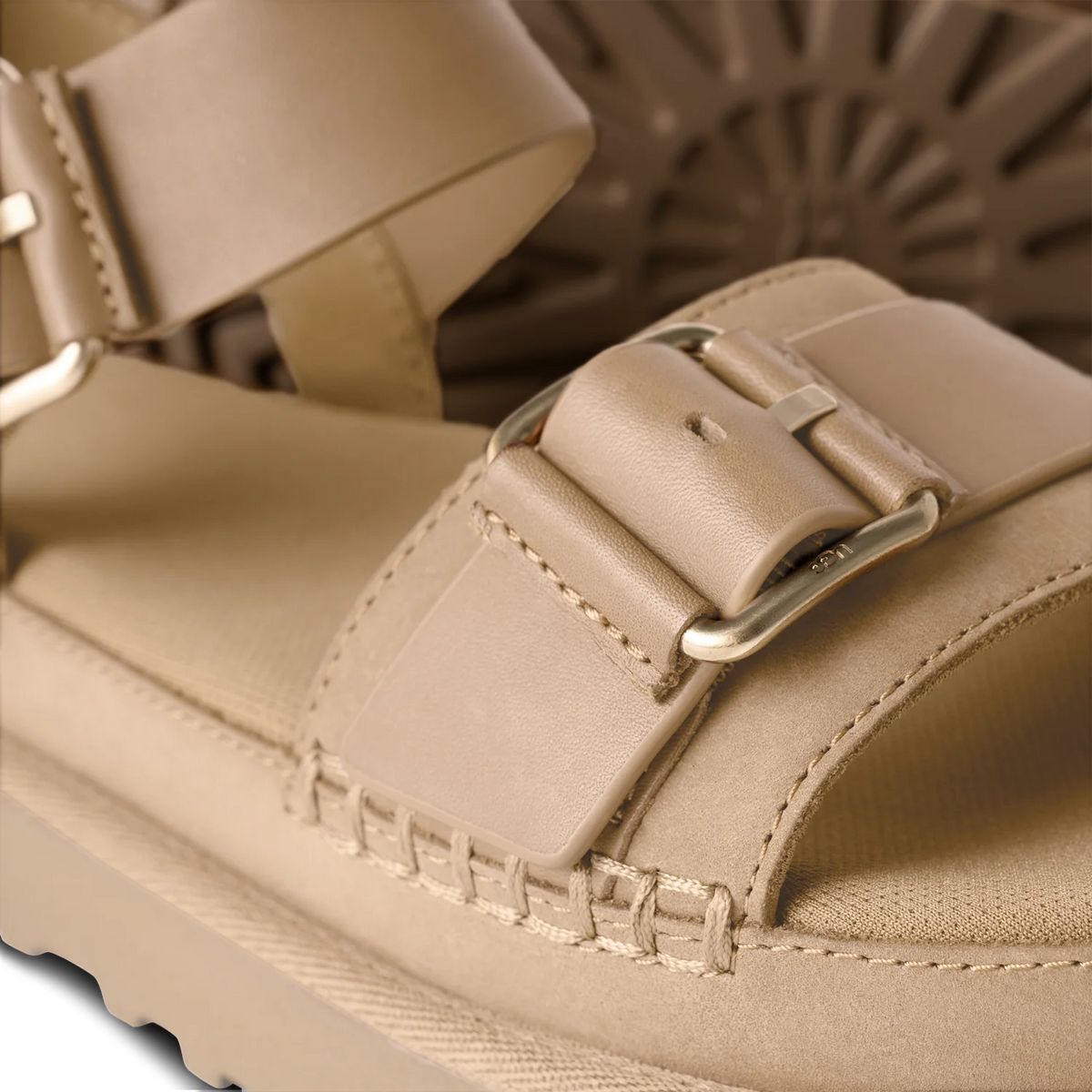 Overkicks - UGG Goldenstar Villa Sandal Mustard Seed (Womens) (1167392-MDSD) - vista superior
