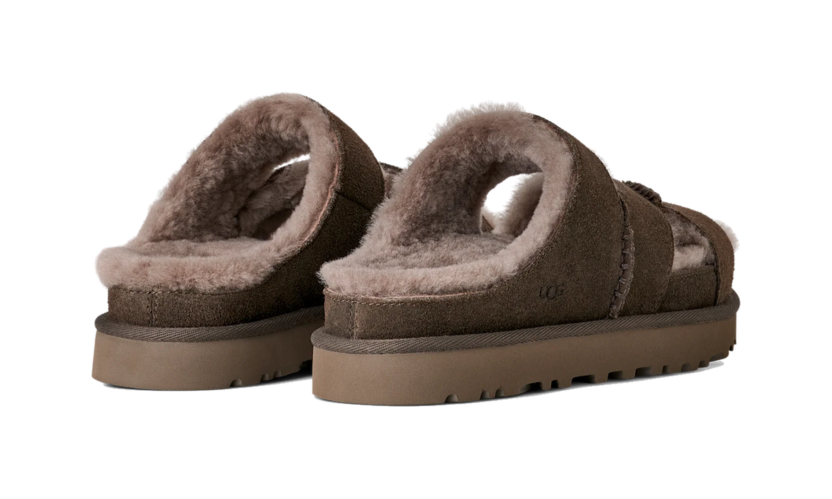 Overkicks - UGG Greenport Cross Strap Slide Dense Smoke (Womens) (1178470-DNSS) - detalle suela