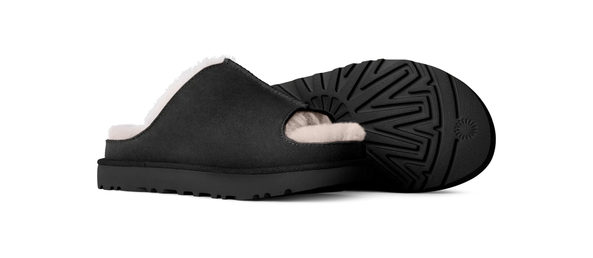 Overkicks - UGG Greenport Slide Black (Womens) (1167610-BLK) - par completo