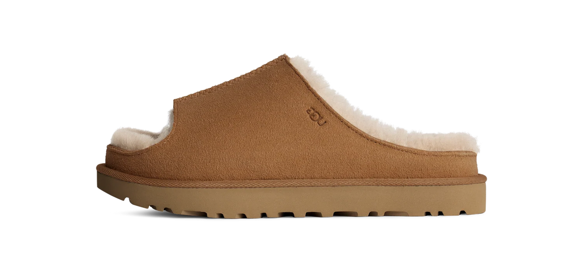 Overkicks - UGG Greenport Slide Chestnut (Womens) (1167610-CHE) - vista lateral