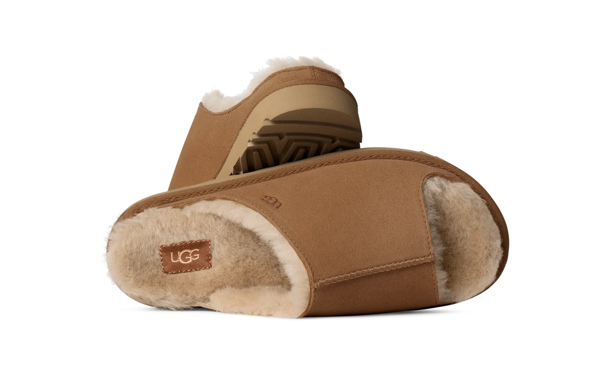 Overkicks - UGG Greenport Slide Chestnut (Womens) (1167610-CHE) - detalle suela