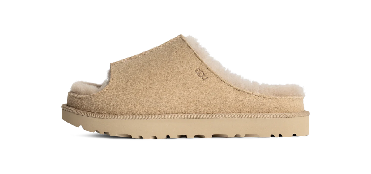 Overkicks - UGG Greenport Slide Sand (Womens) (1167610-SAN) - vista lateral