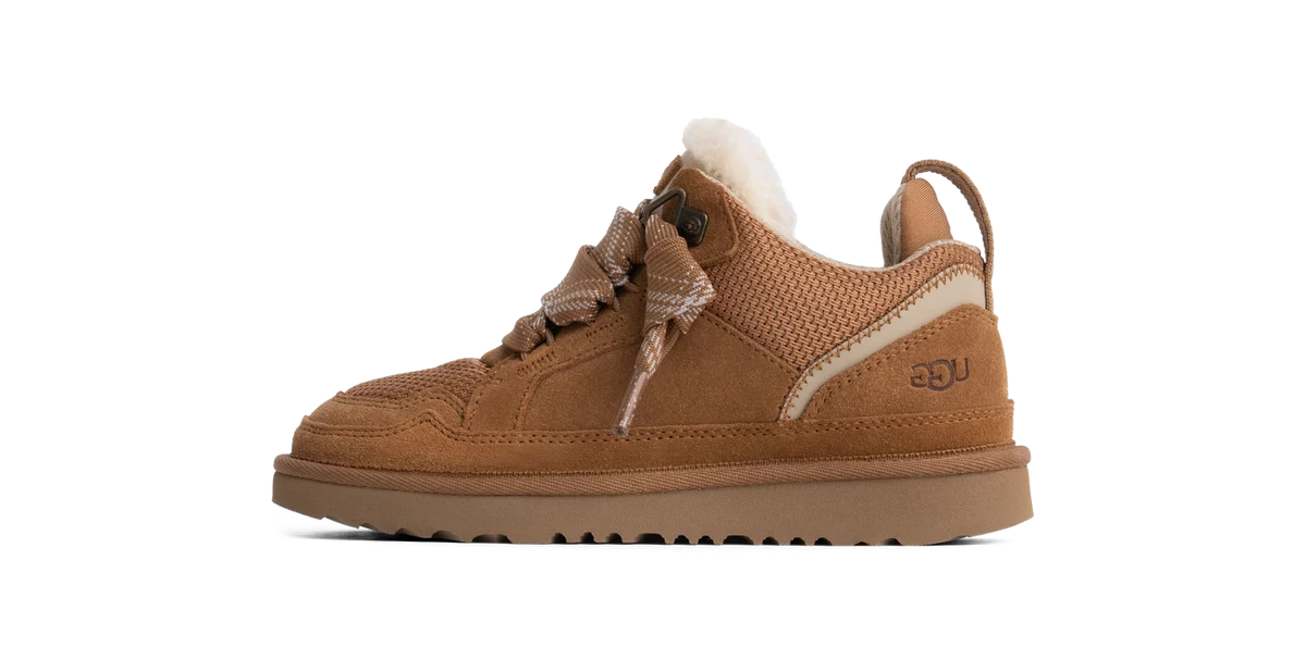 Overkicks - UGG Lowmel Chestnut (Kids) (1152410K-CHE) - vista lateral