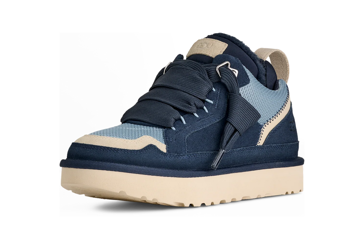 Overkicks - UGG Lowmel Dark Indigo Sea Salt (Womens) (1144032-DGS) - vista trasera