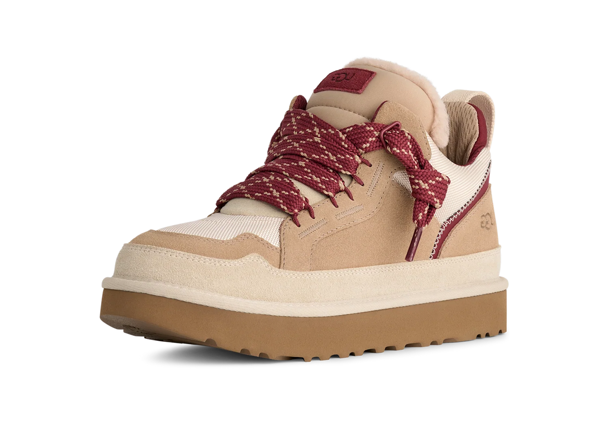Overkicks - UGG Lowmel Driftwood Biking Red (1170750-DWD) - vista trasera