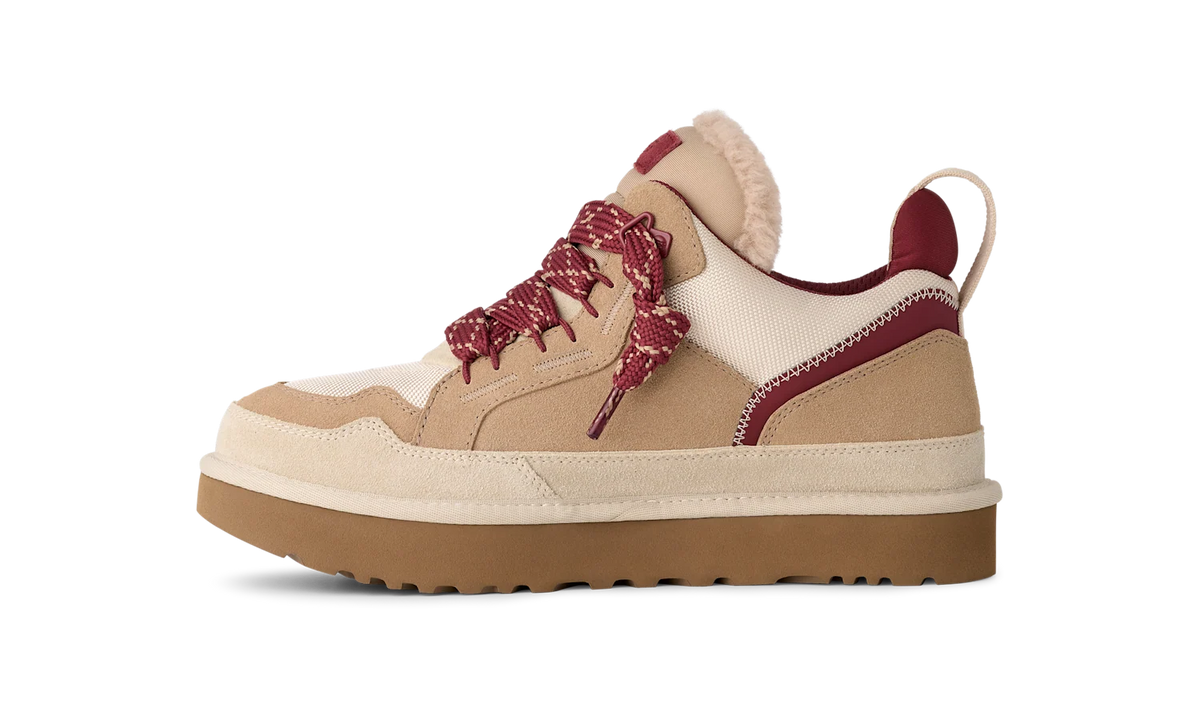 Overkicks - UGG Lowmel Driftwood Biking Red (1170750-DWD) - par completo