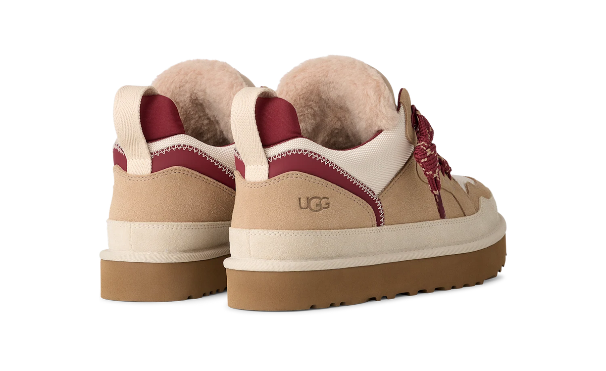 Overkicks - UGG Lowmel Driftwood Biking Red (1170750-DWD) - detalle suela