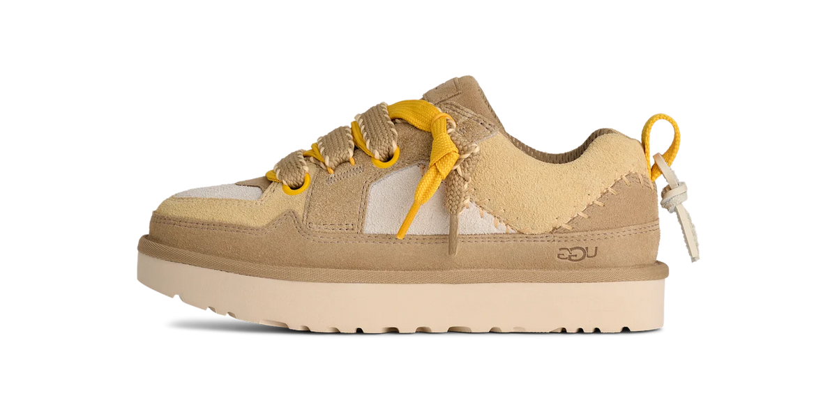 Overkicks - UGG Lowmel Lo Biarritz Mustard Seed (Womens) (1172710-MDSD) - vista lateral
