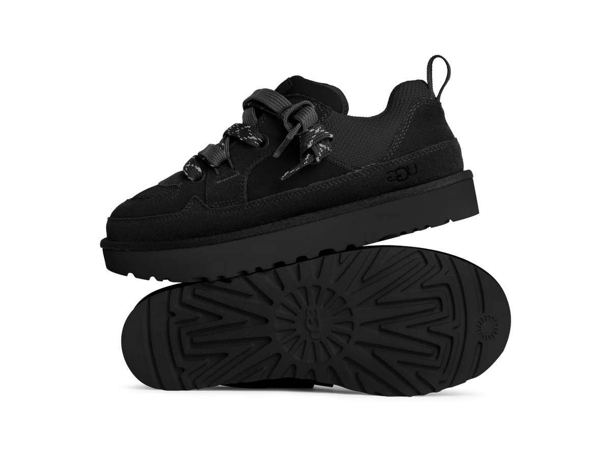 Overkicks - UGG Lowmel Lo Black (Womens) (1168890-BLK) - par completo