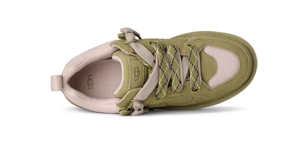 Overkicks - UGG Lowmel Lo Muted Brass (Womens) (1168890-MBRS) - detalle talon