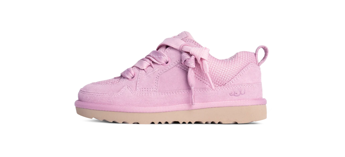 Overkicks - UGG Lowmel Lo Pink Jade (Kids) (1166490K-PKJ) - vista lateral