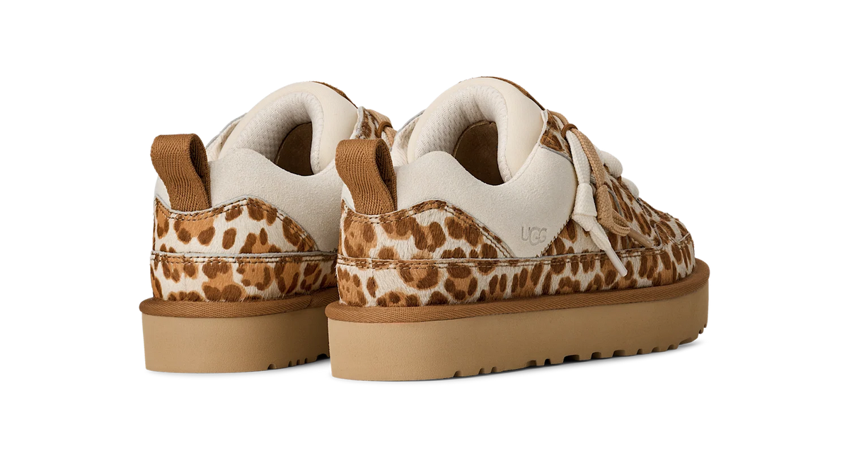 Overkicks - UGG Lowmel Lo Plains Felicity Leopard Jasmine (Womens) (1181071-FDJ) - vista superior