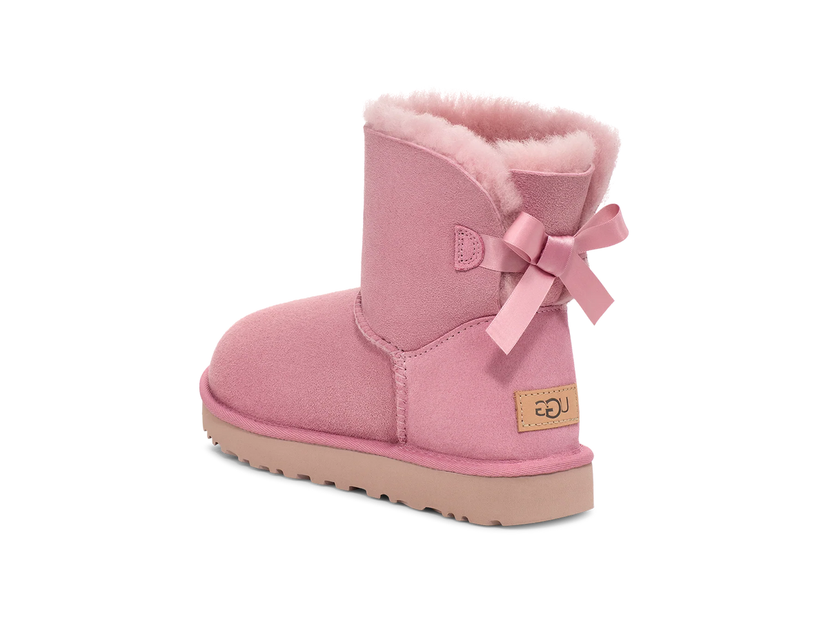 Overkicks - UGG Mini Bailey Bow II Dusty Orchid (Womens) (1016501-DYR) - vista lateral