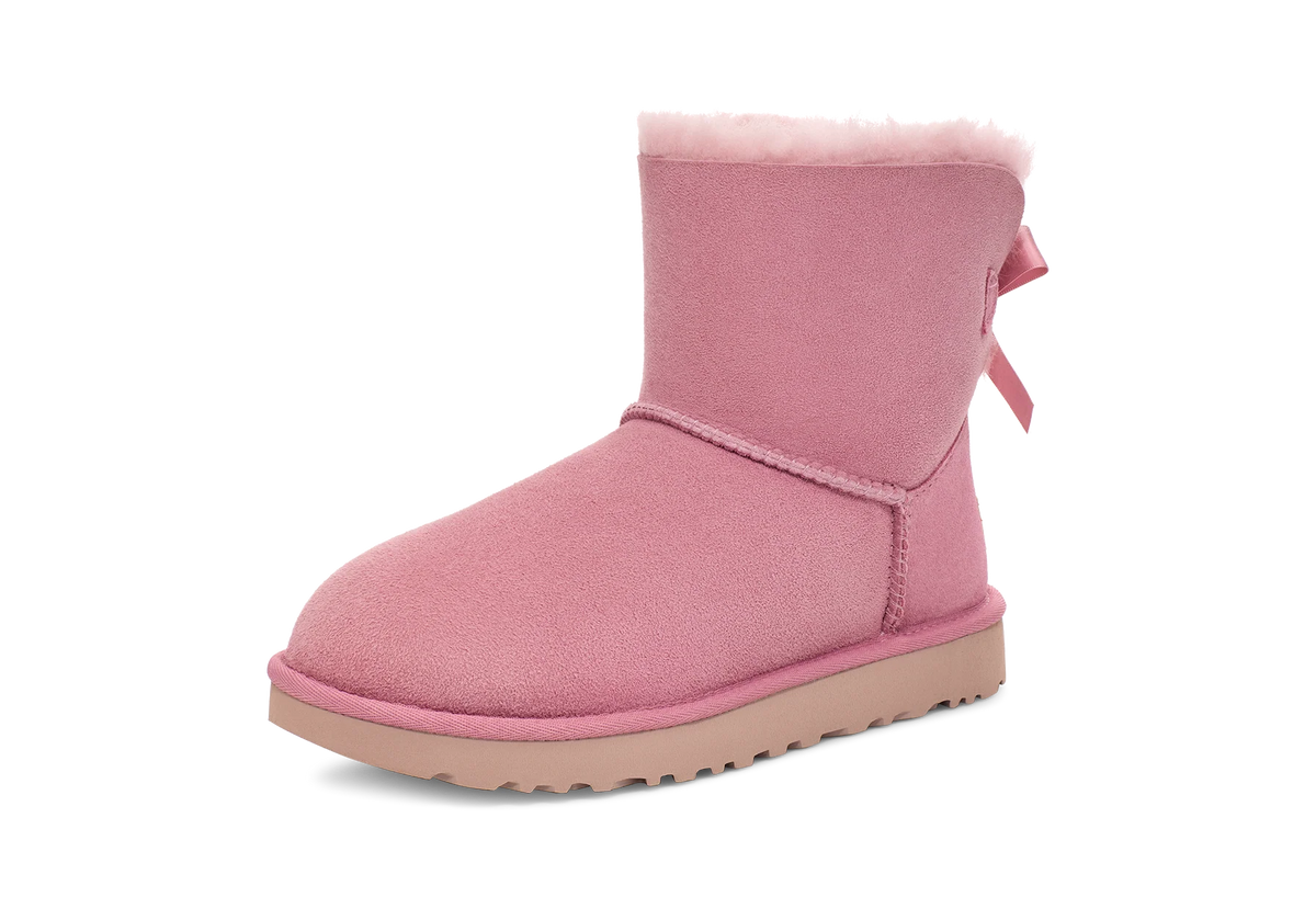 Overkicks - UGG Mini Bailey Bow II Dusty Orchid (Womens) (1016501-DYR) - detalle suela