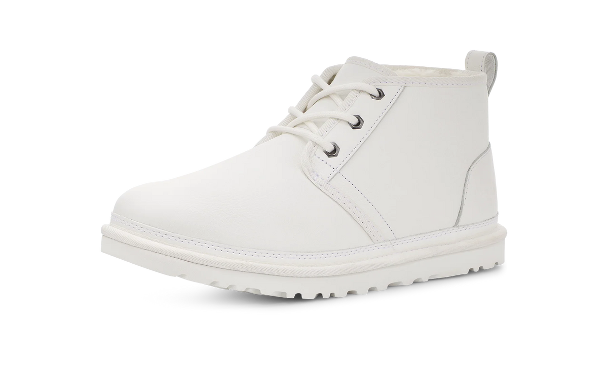 Overkicks - UGG Neumel Leather Boot White (1133777-WWH) - vista trasera