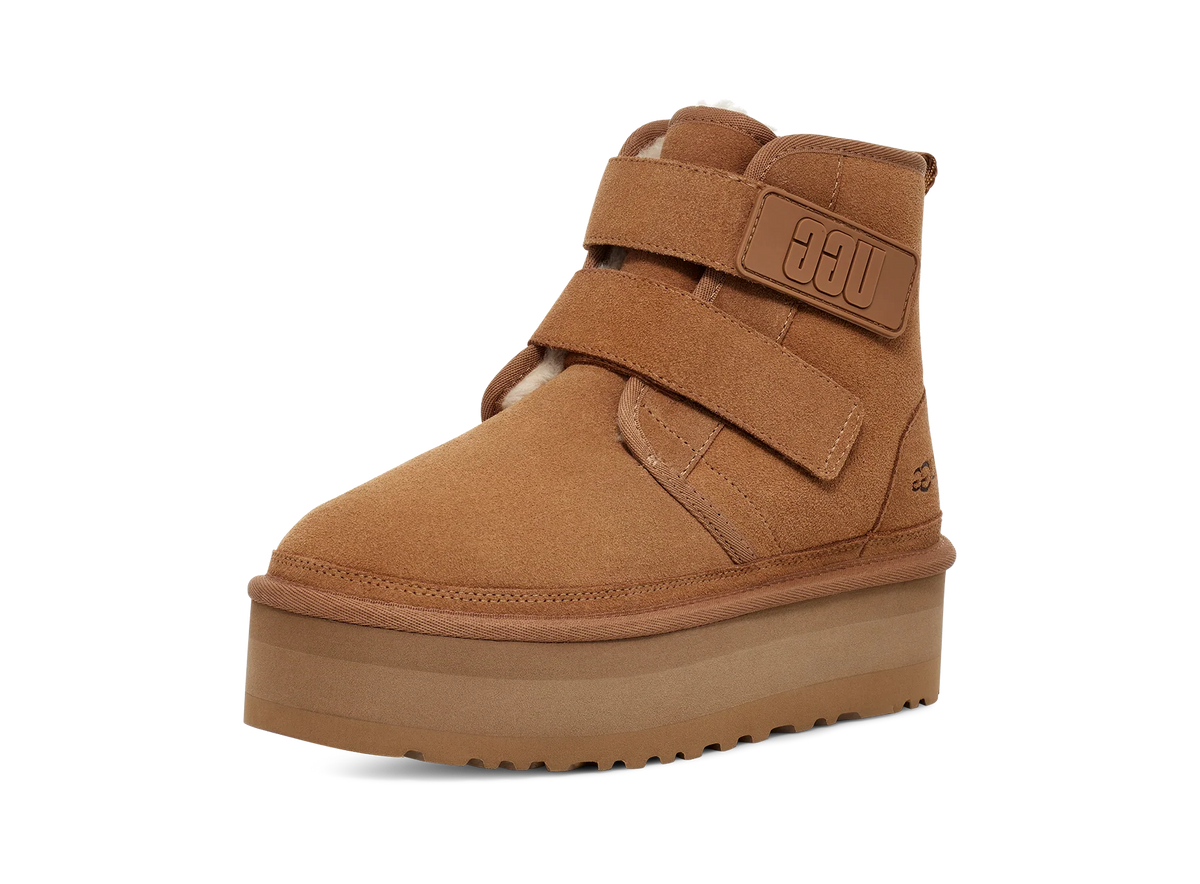 Overkicks - UGG Neumel Platform Boot Chestnut (Womens) (1130554-CHE) - vista trasera