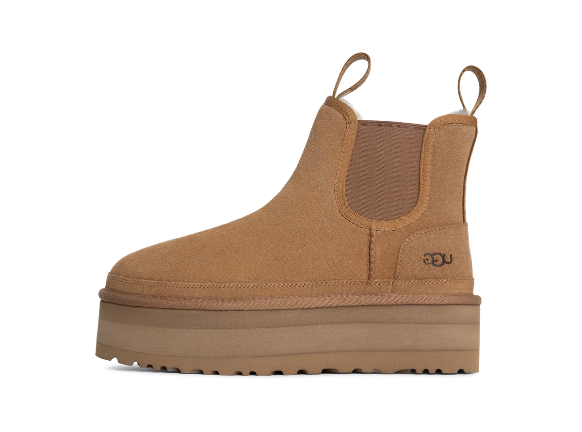 Overkicks - UGG Neumel Platform Chelsea Boot Chestnut (Womens) (1134526-CHE) - vista lateral