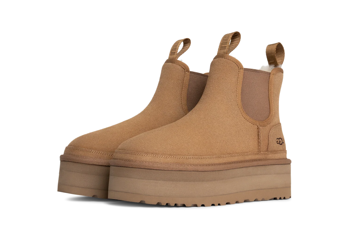 Overkicks - UGG Neumel Platform Chelsea Boot Chestnut (Womens) (1134526-CHE) - vista trasera