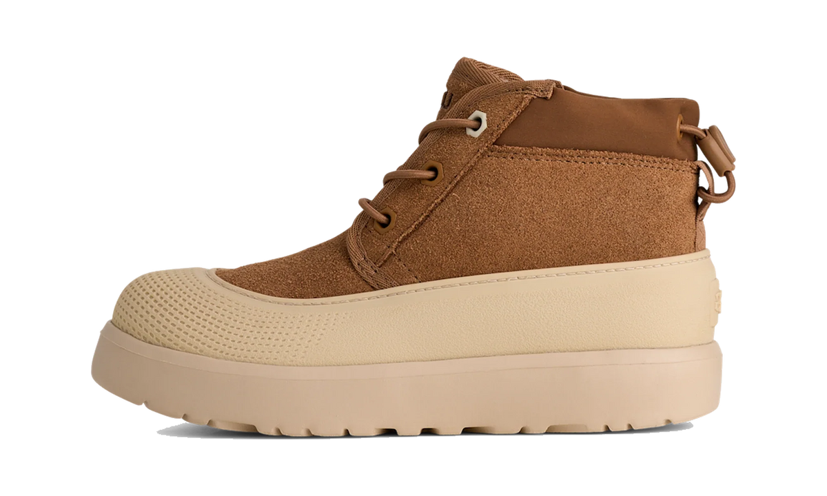 Overkicks - UGG Neumel Weather Hybrid Boot Chestnut Whitecap (Kids) (1171299K-CWTC) - vista lateral