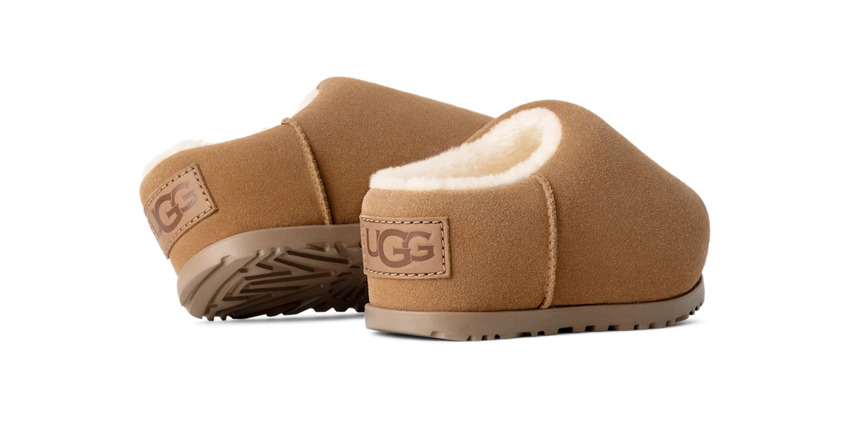 Overkicks - UGG Pumped Slide Chestnut (Womens) (1158215-CHE) - par completo