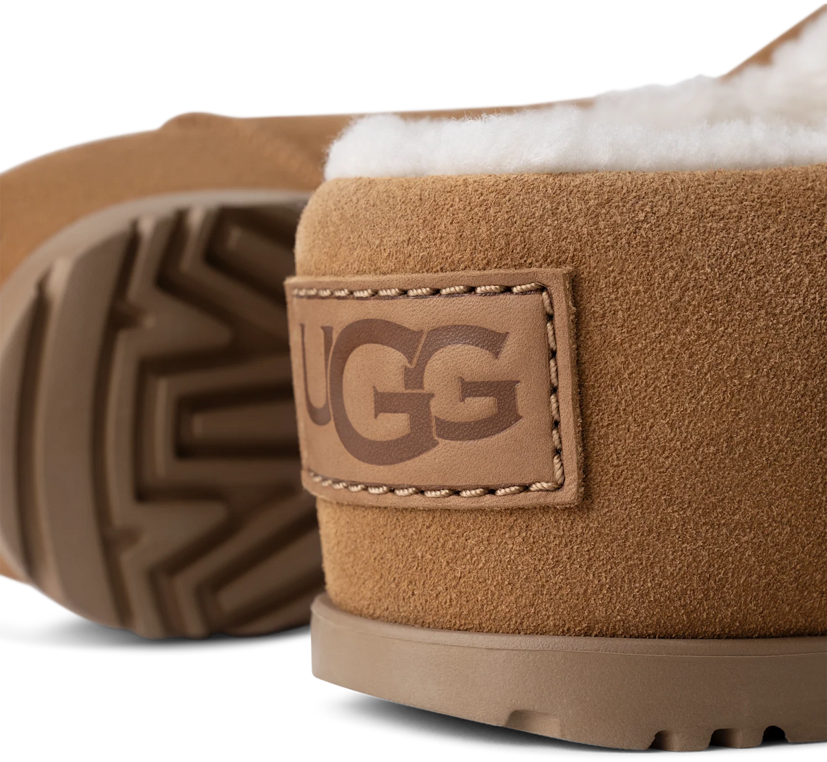 Overkicks - UGG Pumped Slide Chestnut (Womens) (1158215-CHE) - detalle suela