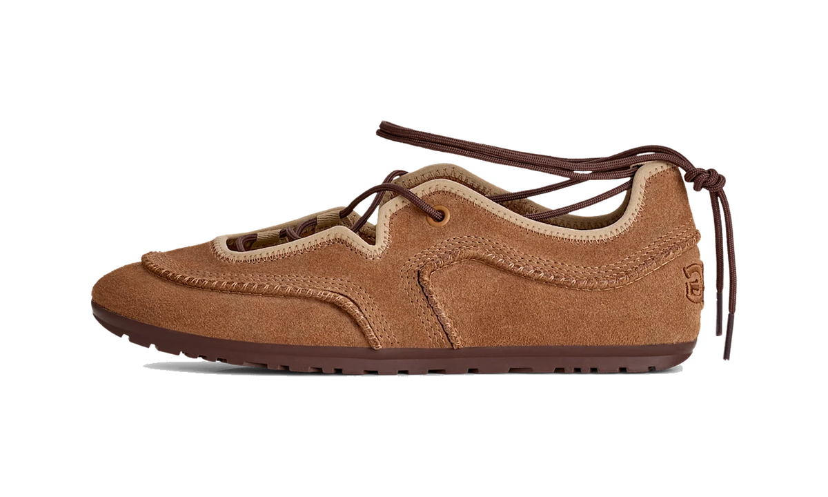 Overkicks - UGG Quill Ballet Sneaker Chestnut Sand (Womens) (1184790-CTSN) - vista lateral