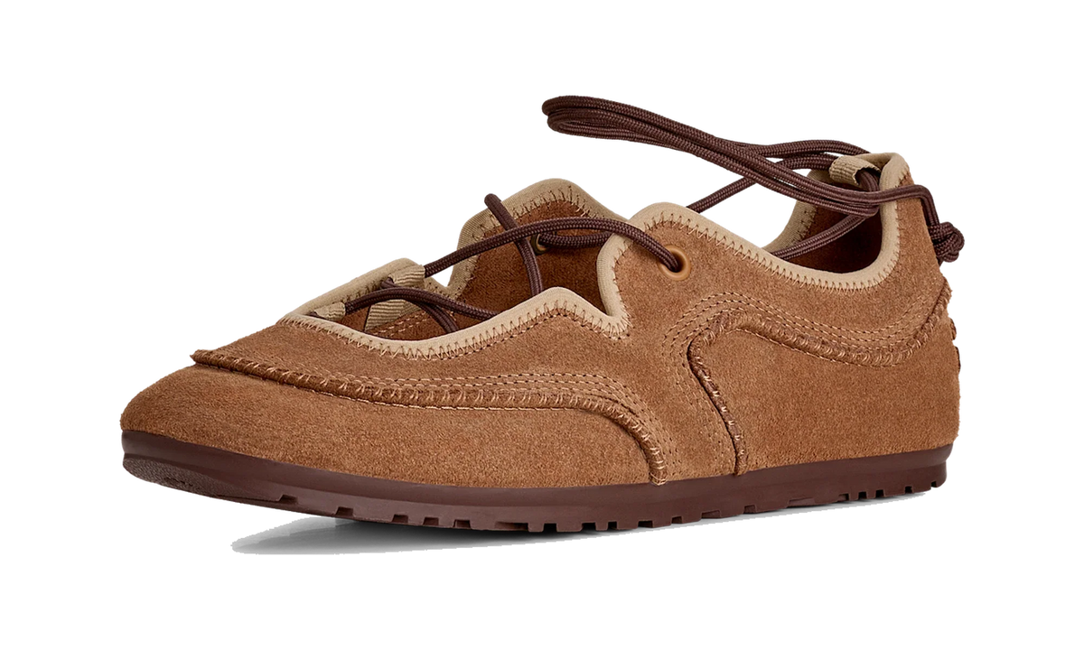 Overkicks - UGG Quill Ballet Sneaker Chestnut Sand (Womens) (1184790-CTSN) - vista trasera