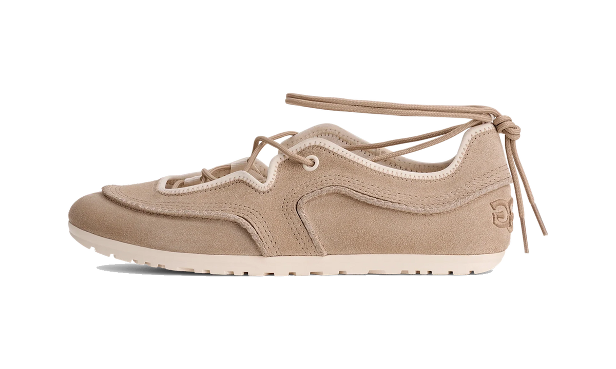 Overkicks - UGG Quill Ballet Sneaker Mustard Seed (Womens) (1184790-MDSD) - vista lateral