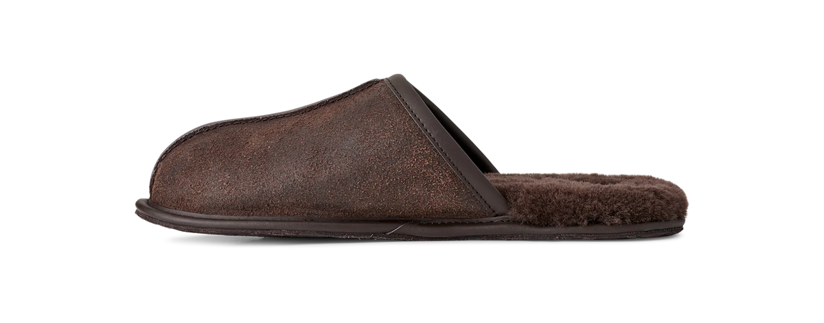 Overkicks - UGG Scuff Leather Distressed Slipper Dusted Cocoa (1171294-DDC) - par completo
