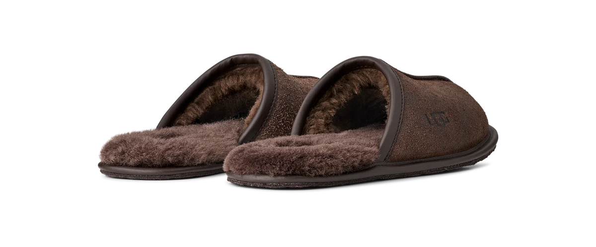 Overkicks - UGG Scuff Leather Distressed Slipper Dusted Cocoa (1171294-DDC) - detalle suela
