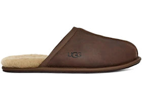 Overkicks - UGG Scuff Leather Slipper Tan (1108192-TAN) - vista lateral