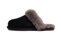 UGG Scuffette II Slipper Black Grey (Women's)