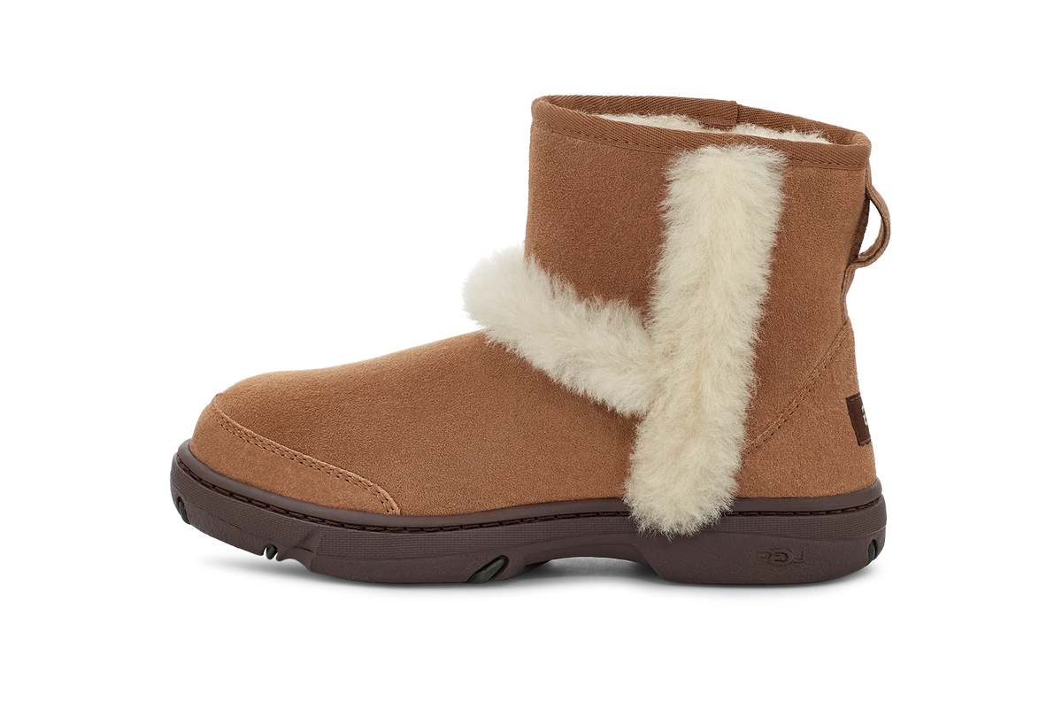 Overkicks - UGG Sunburst Mini Boot Chestnut (Womens) (1130728-CHE) - vista lateral