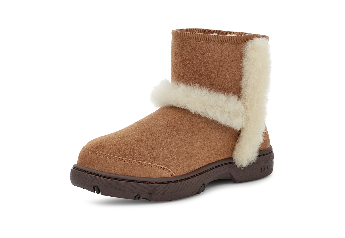 Overkicks - UGG Sunburst Mini Boot Chestnut (Womens) (1130728-CHE) - vista trasera