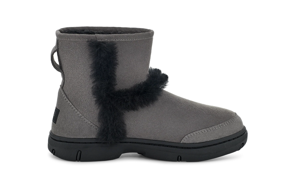 Overkicks - UGG Sunburst Mini Boot Grey (Womens) (1130728-GREY) - par completo