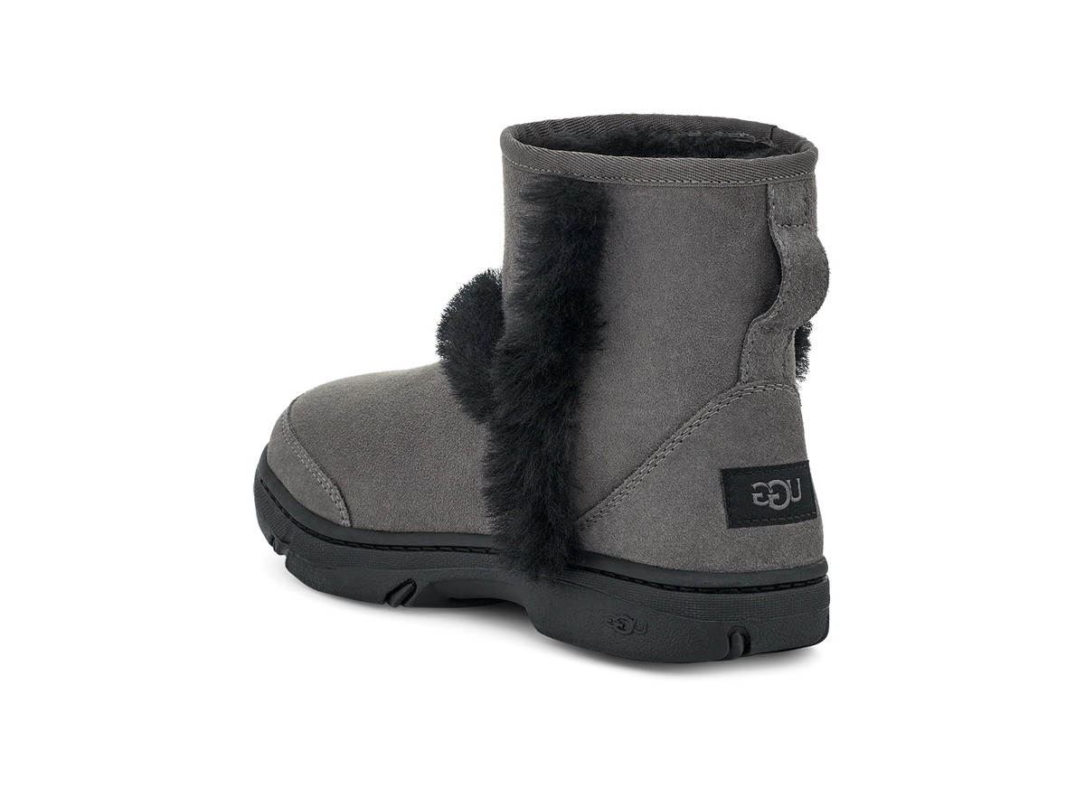 Overkicks - UGG Sunburst Mini Boot Grey (Womens) (1130728-GREY) - detalle suela