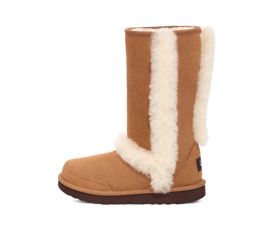 Overkicks - UGG Sunburst Tall Boot Chestnut (Kids) (1143694K-CHE) - vista lateral