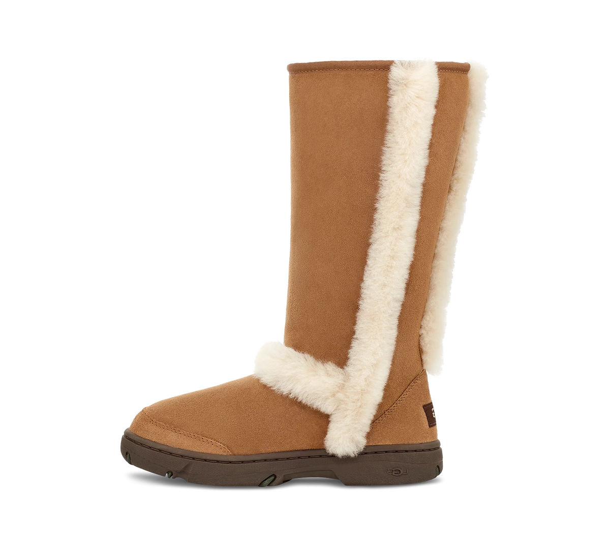 Overkicks - UGG Sunburst Tall Boot Chestnut (Womens) (5218-CHE) - vista lateral