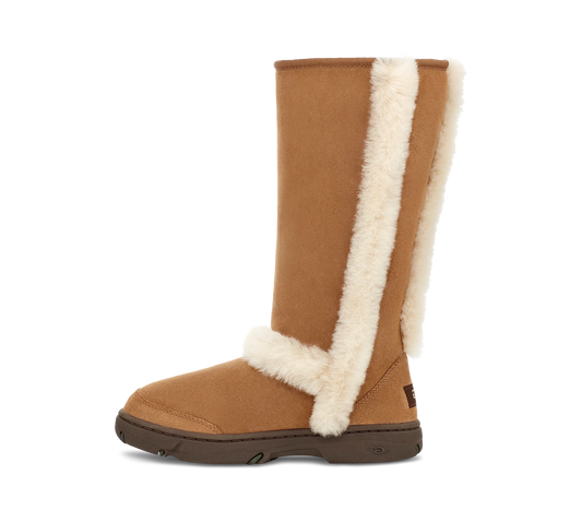 Overkicks - UGG Sunburst Tall Boot Chestnut (Womens) (5218-CHE) - vista lateral