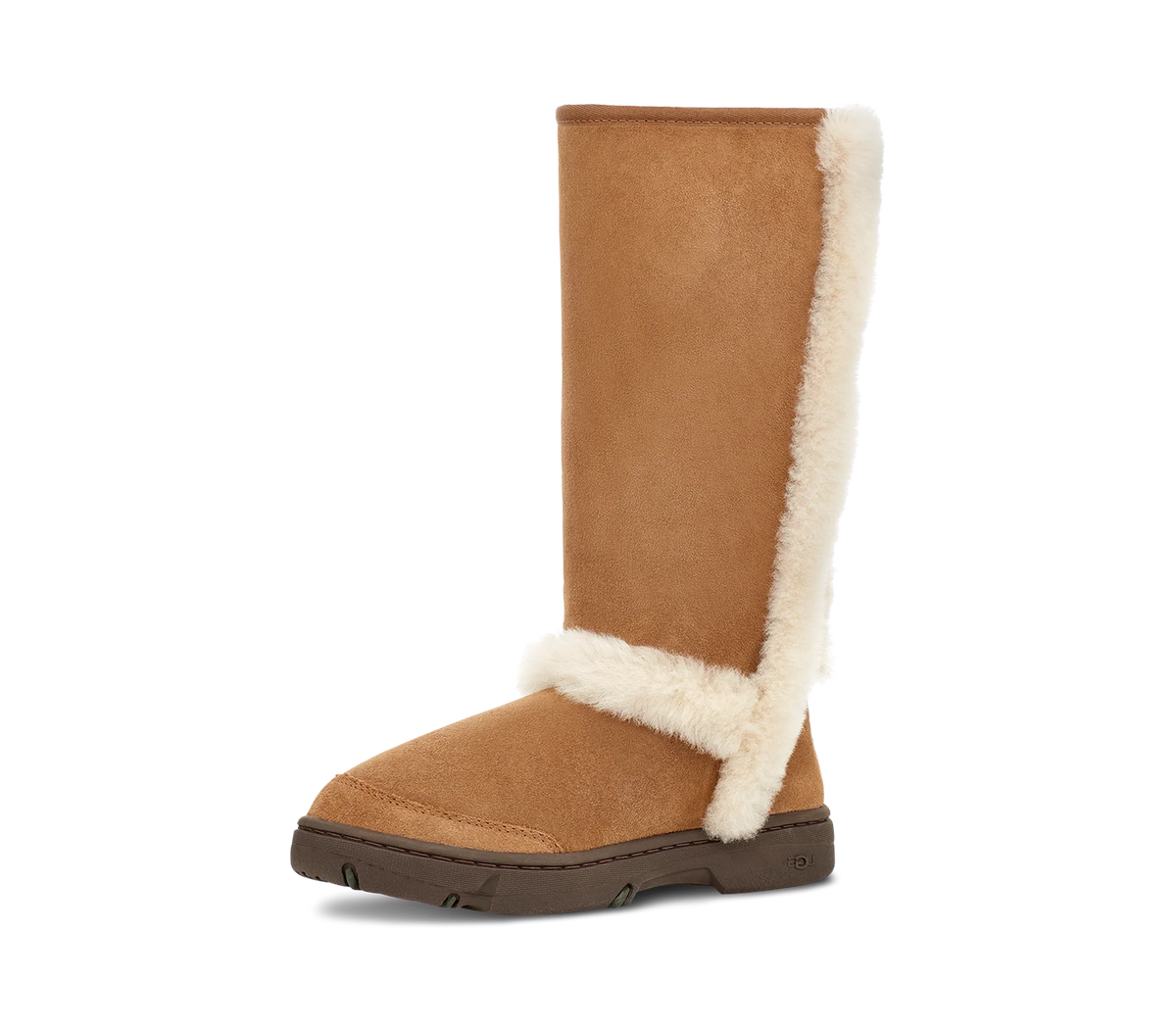Overkicks - UGG Sunburst Tall Boot Chestnut (Womens) (5218-CHE) - vista trasera