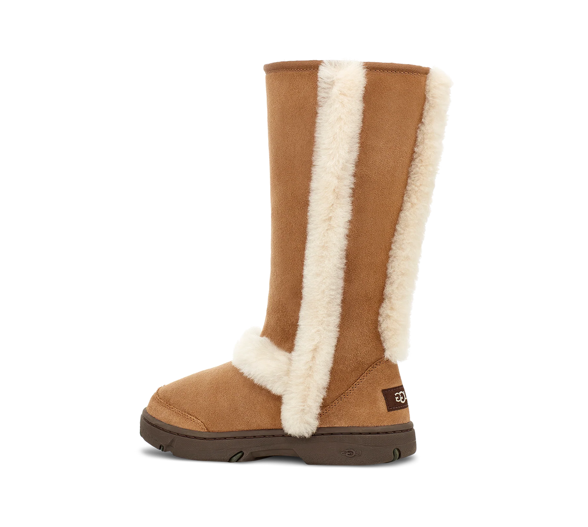 Overkicks - UGG Sunburst Tall Boot Chestnut (Womens) (5218-CHE) - detalle suela