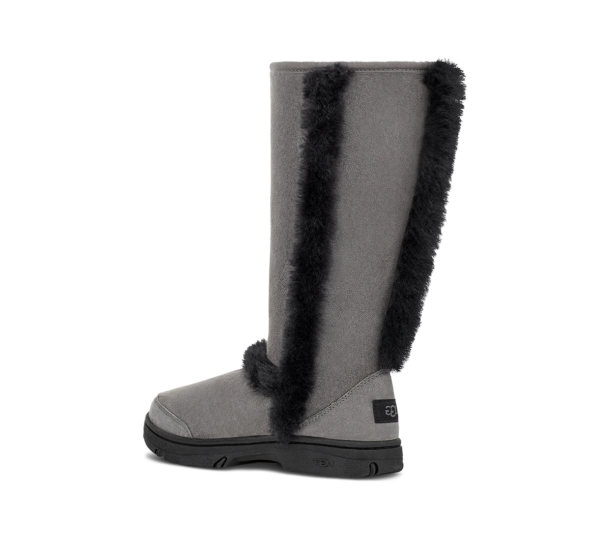 Overkicks - UGG Sunburst Tall Boot Grey Black (Womens) (5218-GRB) - detalle suela