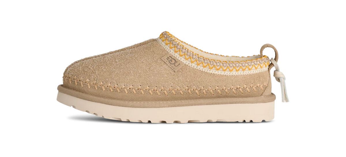 Overkicks - UGG Tasman Biarritz Slipper Mustard Seed (Womens) (1171444-MDSD) - vista lateral
