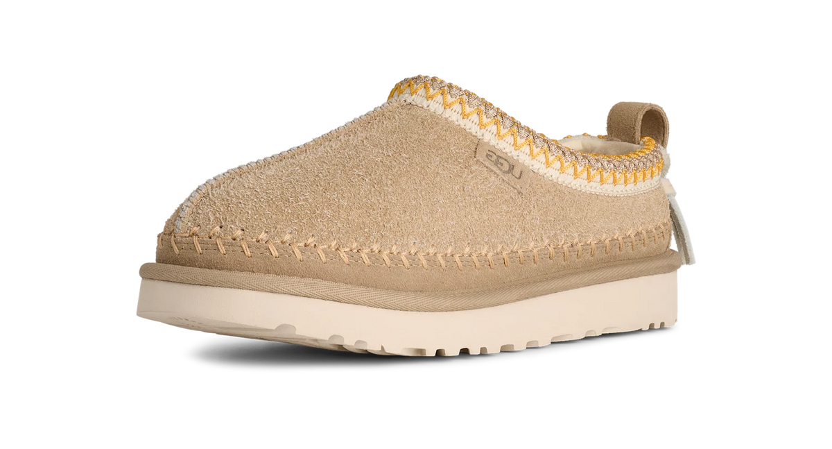 Overkicks - UGG Tasman Biarritz Slipper Mustard Seed (Womens) (1171444-MDSD) - vista trasera
