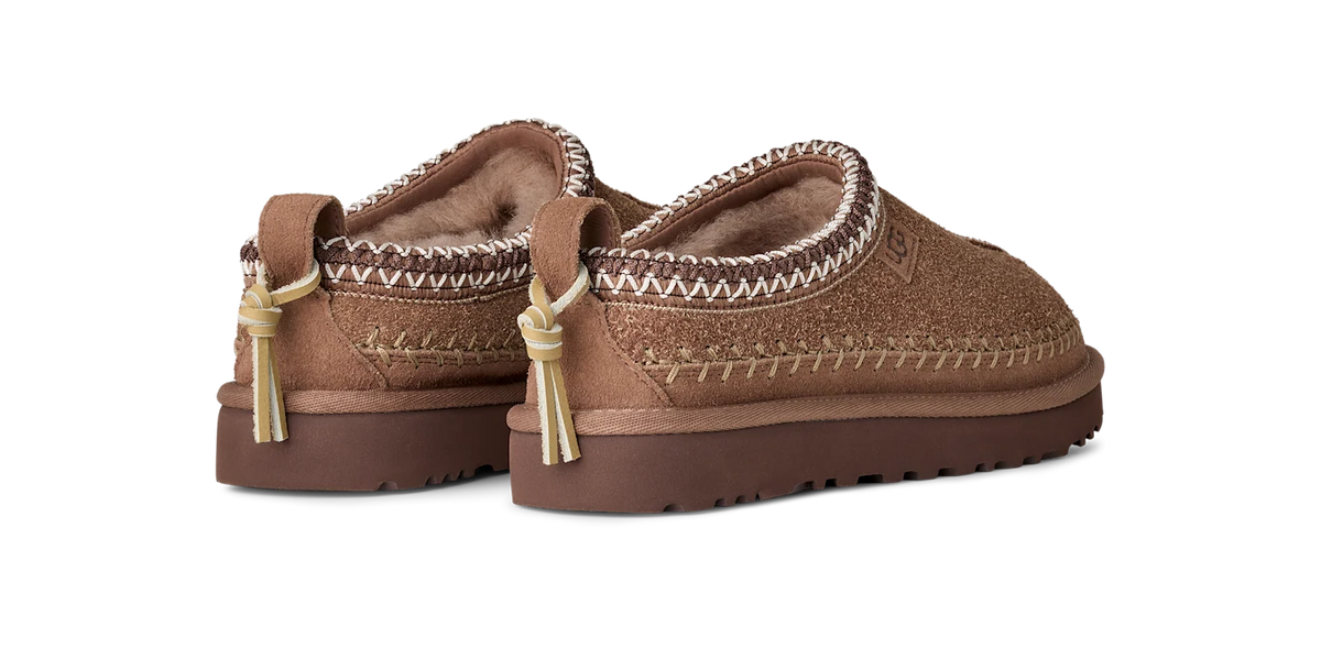 Overkicks - UGG Tasman Biarritz Slipper Rocky Oak (Womens) (1171444-RYK) - detalle suela