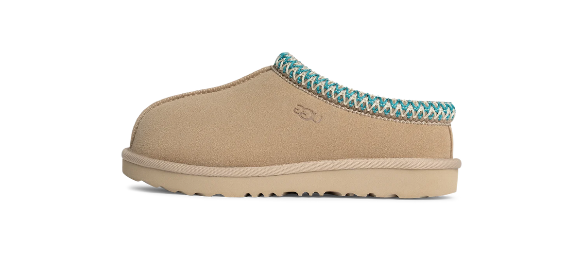 Overkicks - UGG Tasman II Slipper Driftwood White Pepper (Kids) (1019066K-DRF) - vista lateral