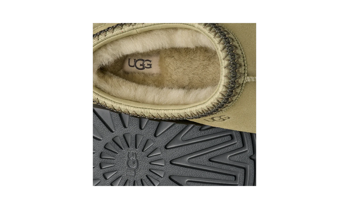 Overkicks - UGG Tasman II Slipper Muted Brass Magnolia Leaf (1174671-MSMG) - vista superior