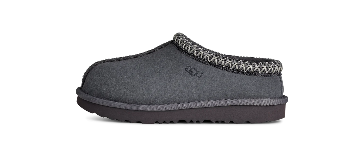 Overkicks - UGG Tasman II Slipper Obsidian (Kids) (1019066K-OBS) - vista lateral
